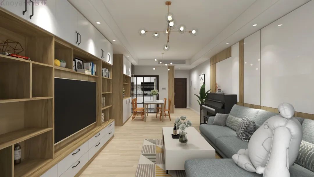 客廳做書(shū)柜、臥室設(shè)閱讀角