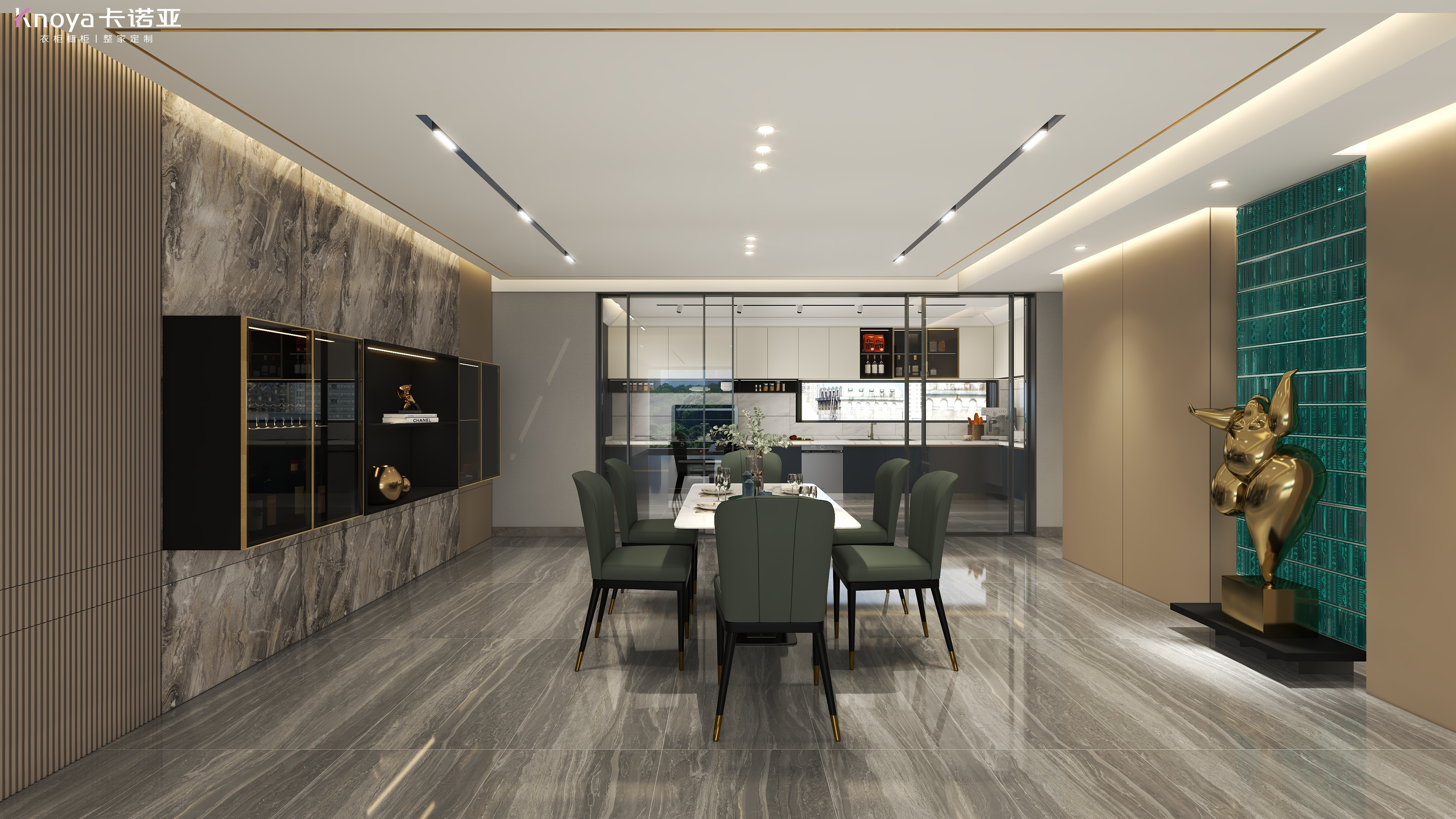 236㎡三房，主臥超大不說，還有一間絕美影音室?